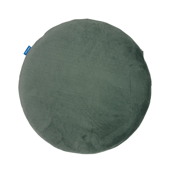 Rond zitkussen 40x2 cm Homie Velvet Zeegroen