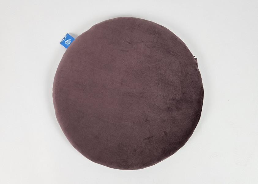 Zitkussen rond 40 x 3 cm Homie Velvet Pale E-056