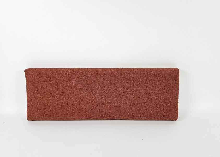 Rugkussen op plank met haaklat 90 x 31 x 7 cm Revyva Bouclé Orochi E-089