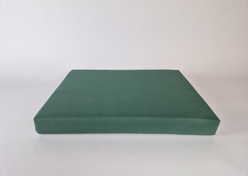 Zitkussen strak, Cartenza Dark Green, 73x53x8 cm. R-006