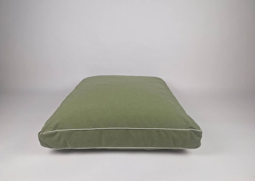 Zitkussen plof in de Sunbrella Heritage Leaf en Heritage Moss 84x56 cm