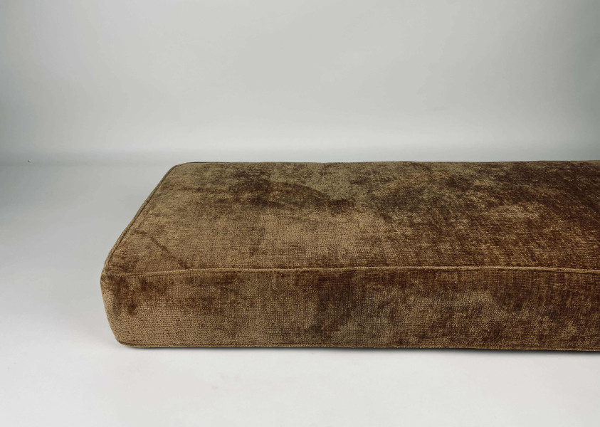 Zitkussen strak, Trend Boucle Gold , 275x45x15 cm. R-197
